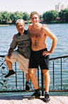 Serge avec Maître LI JIANYU